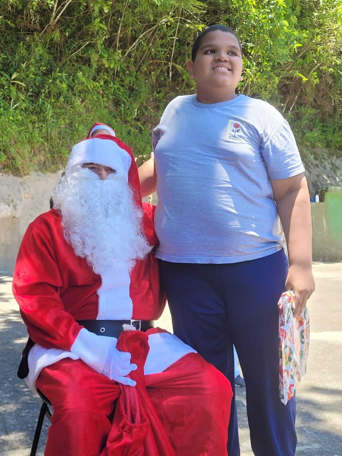 Comemoração do Natal na instituição