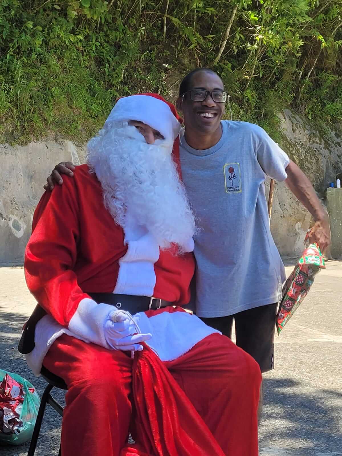 Comemoração do Natal na instituição